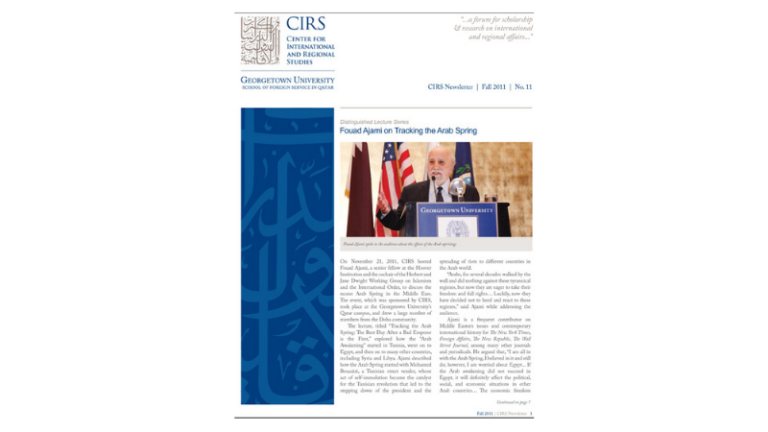 CIRS Newsletter No. 11
