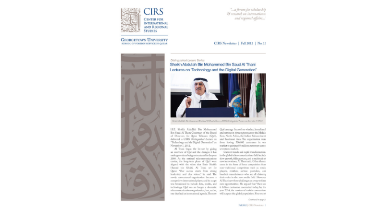 CIRS Newsletter No. 13