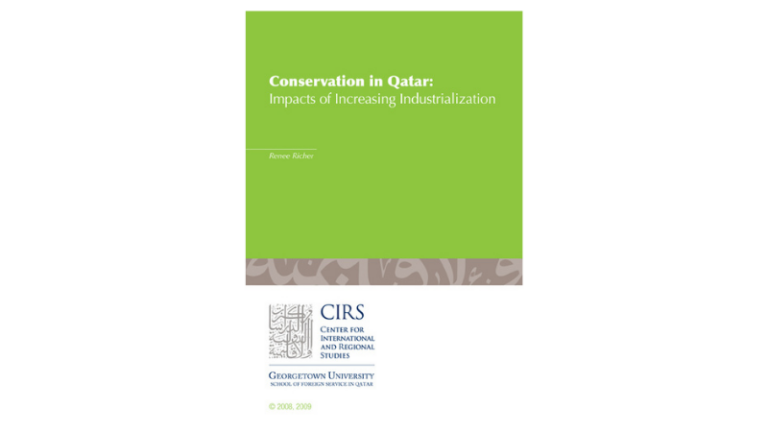 Conservation in Qatar-Impacts of Increasing Industrialization