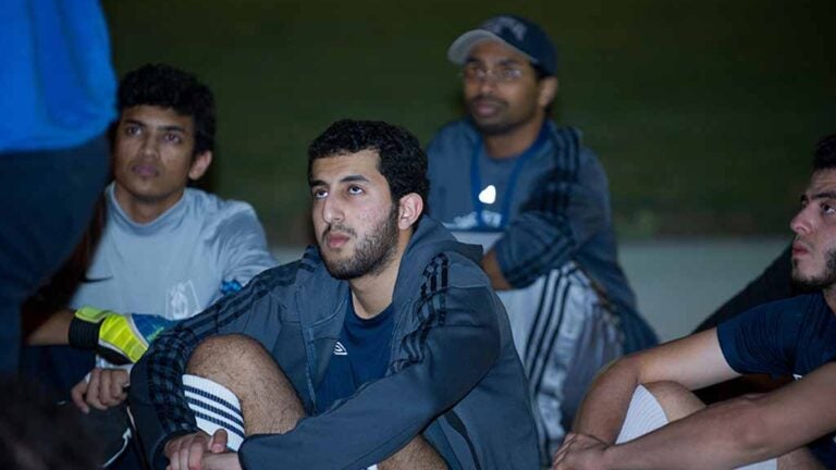 فريق هويا لكرة القدم في كلية الشؤون الدولية بجامعة جورجتاون في قطر يفوز ببطولة جامعة حمد بن خليفة