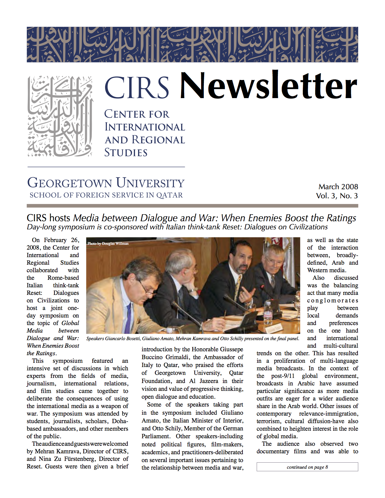 CIRS Newsletter No. 03