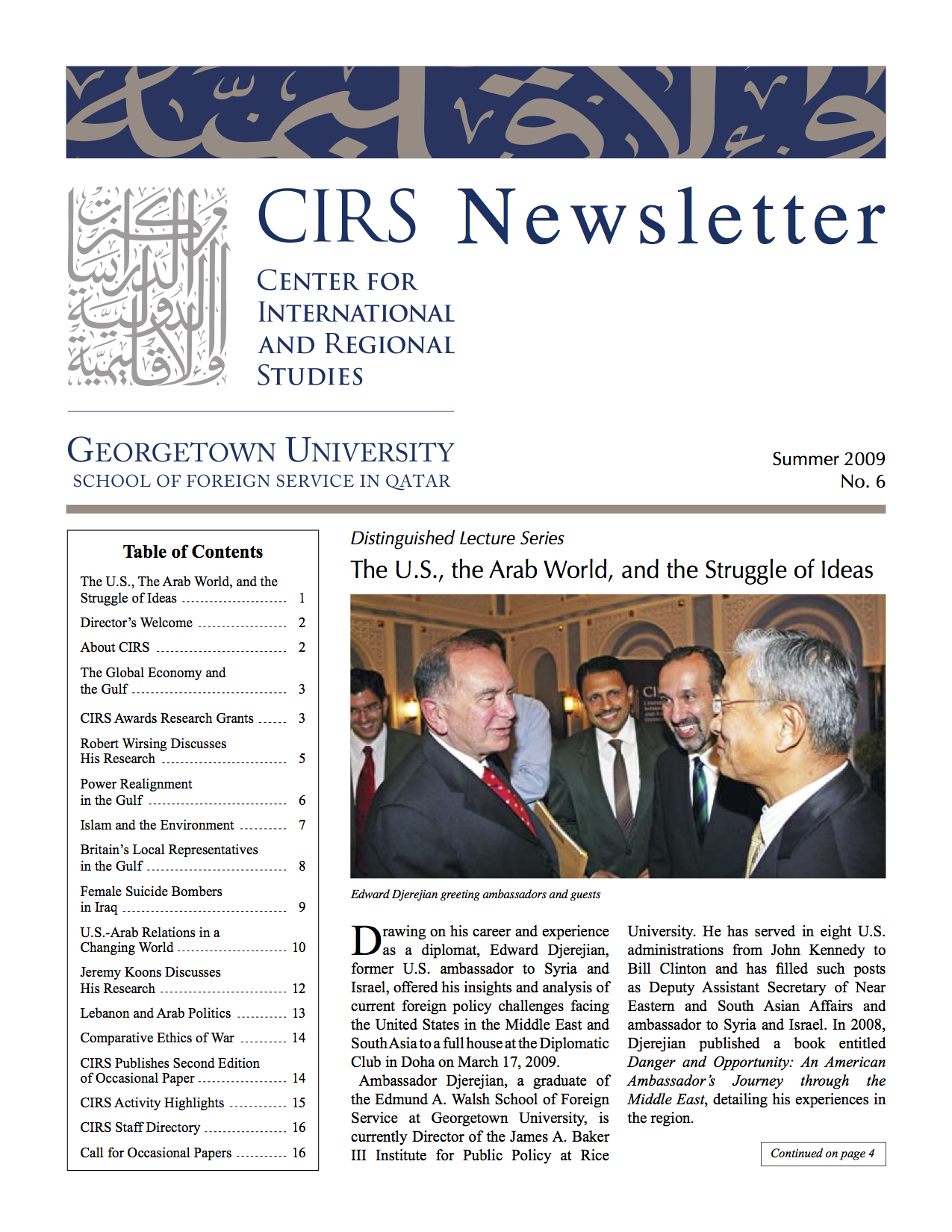 CIRS Newsletter No. 06