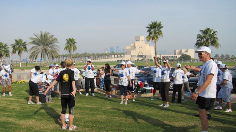 كلية الشؤون الدولية بجامعة جورجتاون في قطر تنظم مجموعة من أنشطة المشي والجري ضمن فعاليات