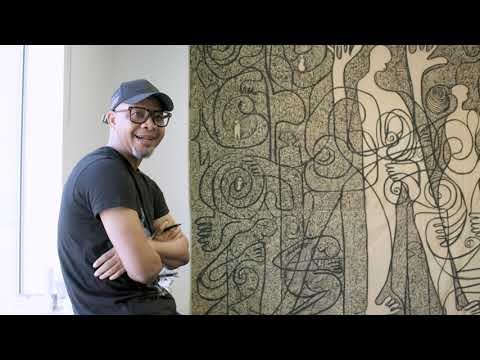 Victor Ehikhamenor | Georgetown University in Qatar’s first Artist-in-Residence