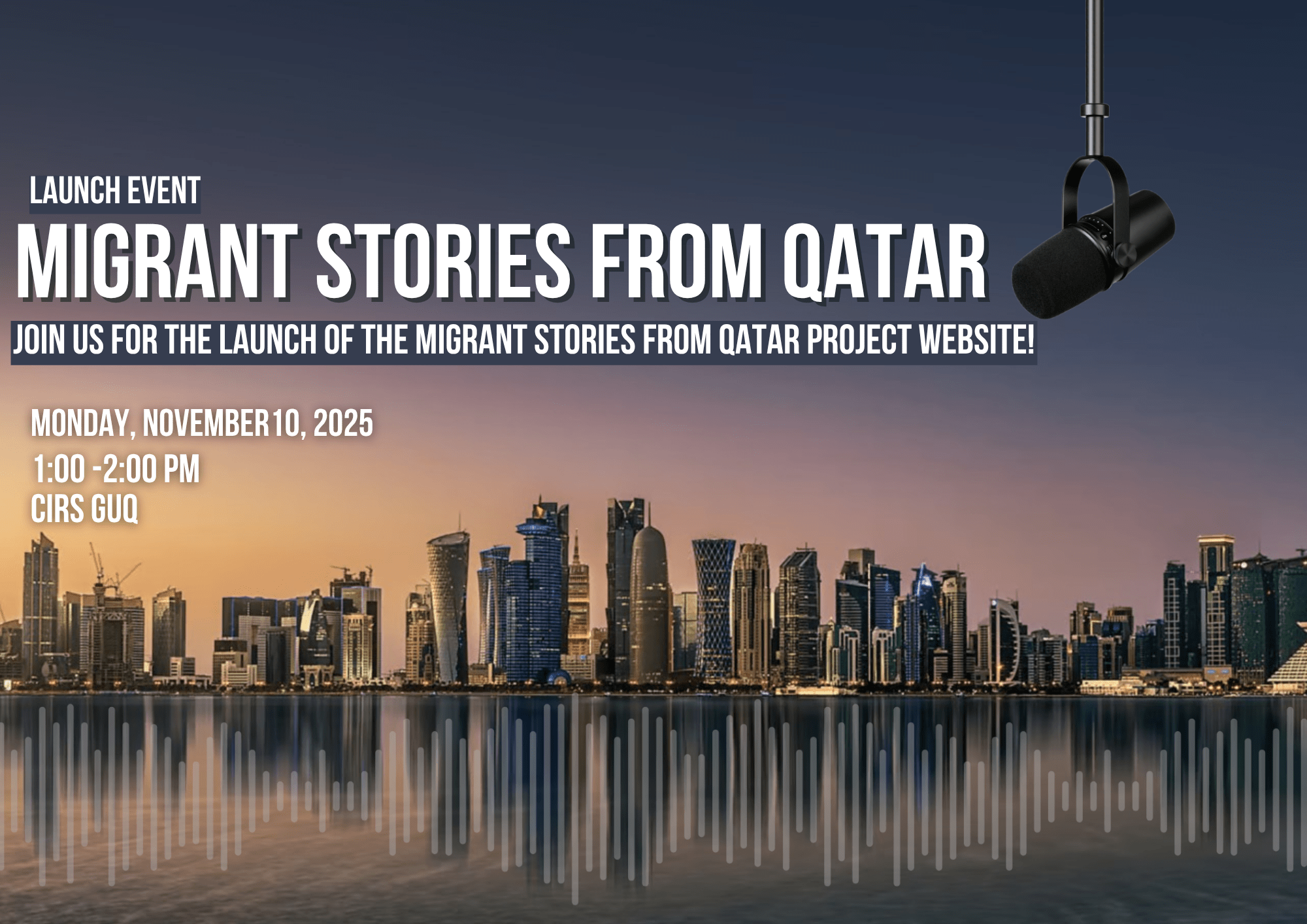 Launch Event: Migrant Stories from Qatar